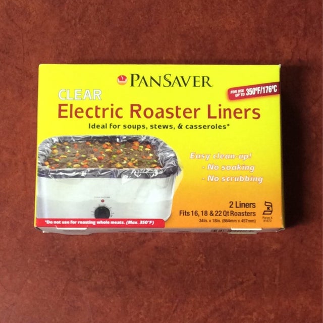 Pansaver Electric Roaster Liners. Fits 16, 18, 22 Quart Roasters 10 Pack of Liners