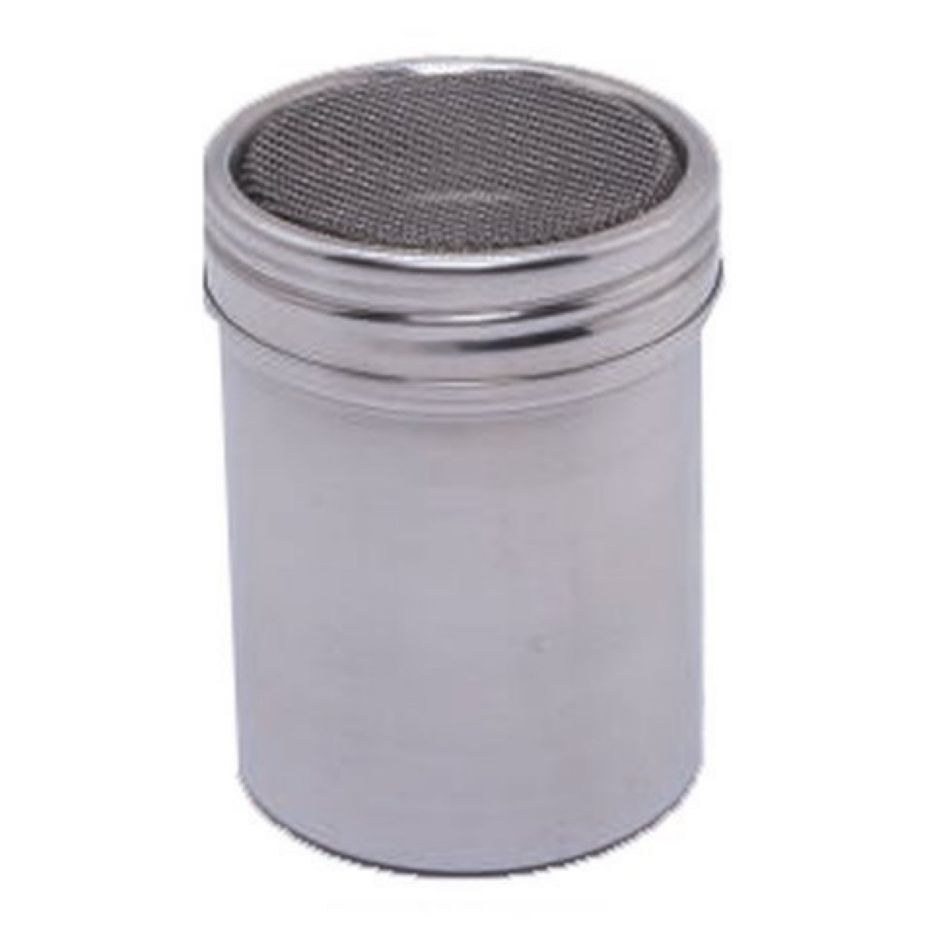 Choice 10 oz. Stainless Steel Shaker / Dredge with Mesh Top